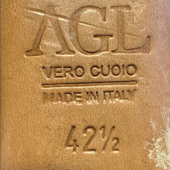 AGL Women's Navy Denim Flats - Picture 6 of 12